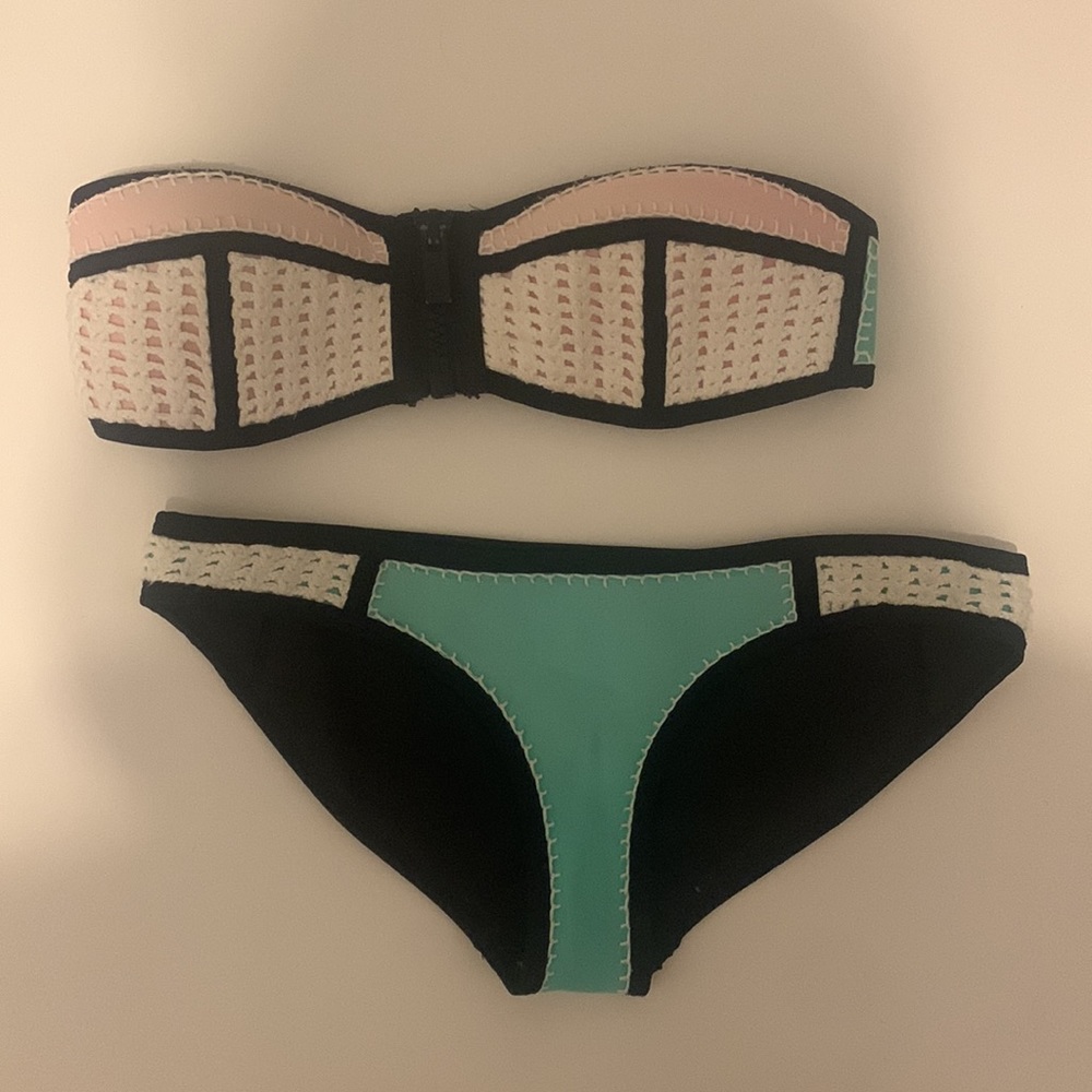 Triangl crochet bikini set